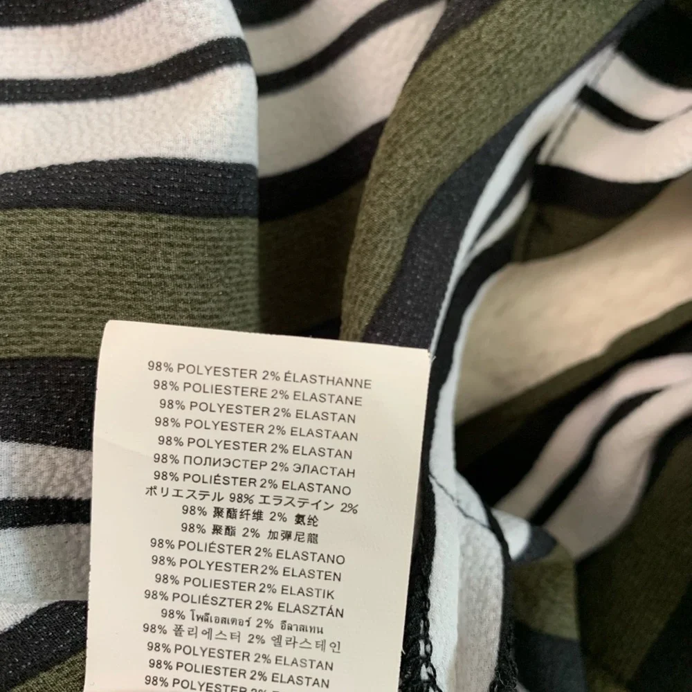 Michael Kors Multicolored Stripes Blouse Size Medium